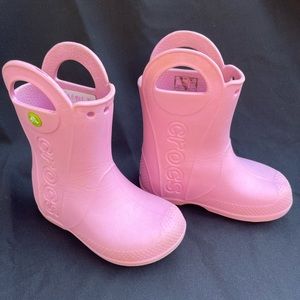 SOLD Crocs rain boots